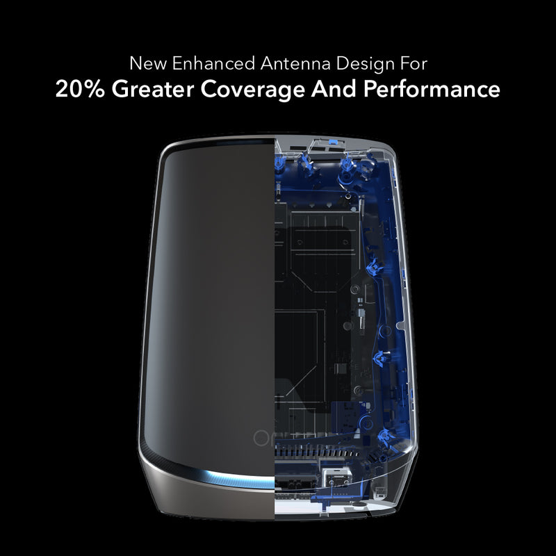 NETGEAR Orbi RBS860B AX6000 Tri-Band Add-On WiFi 6 Mesh Satellite