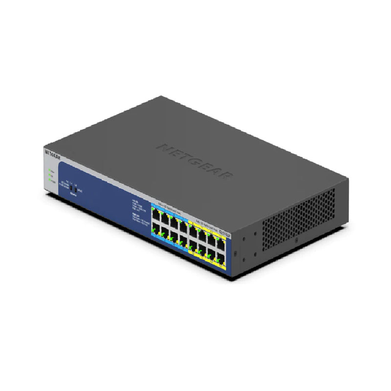 Netgear 16-Port Gigabit Ethernet High-Power PoE+ Unmanaged Switch with 8-Ports PoE++ (380W)