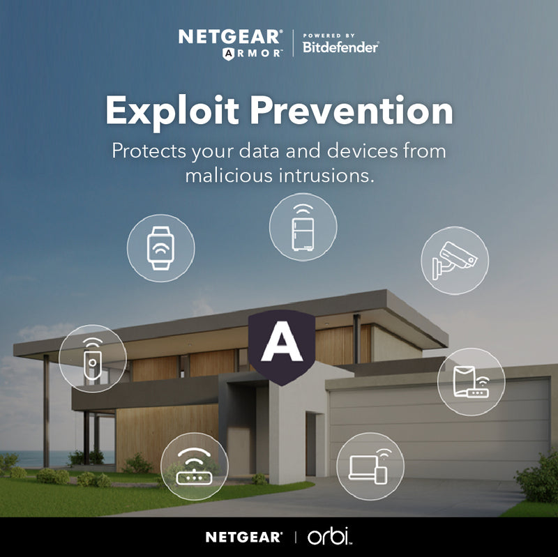 NETGEAR Orbi RBS860B AX6000 Tri-Band Add-On WiFi 6 Mesh Satellite