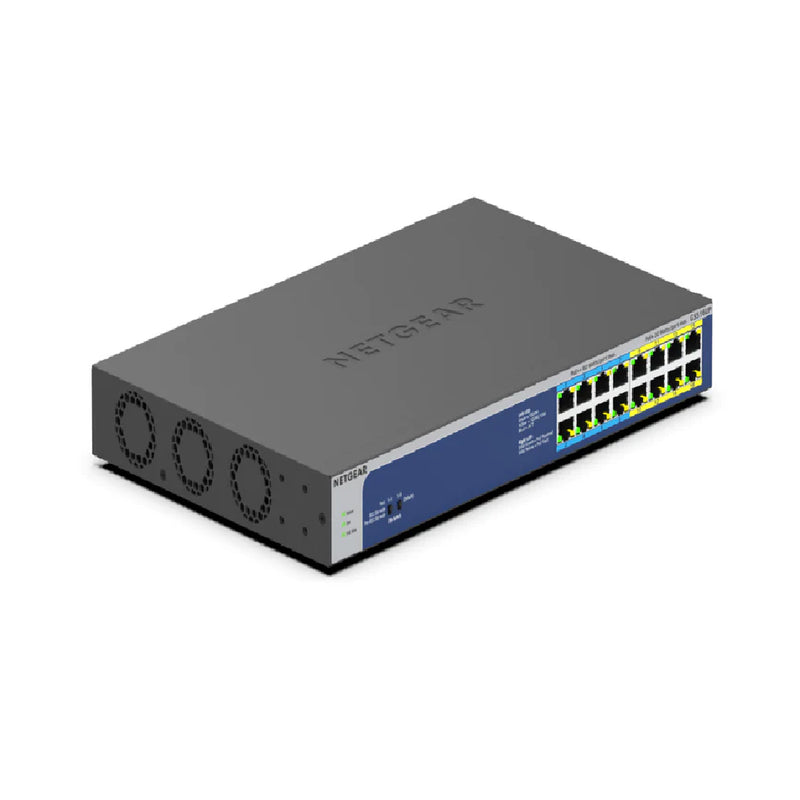 Netgear 16-Port Gigabit Ethernet High-Power PoE+ Unmanaged Switch with 8-Ports PoE++ (380W)