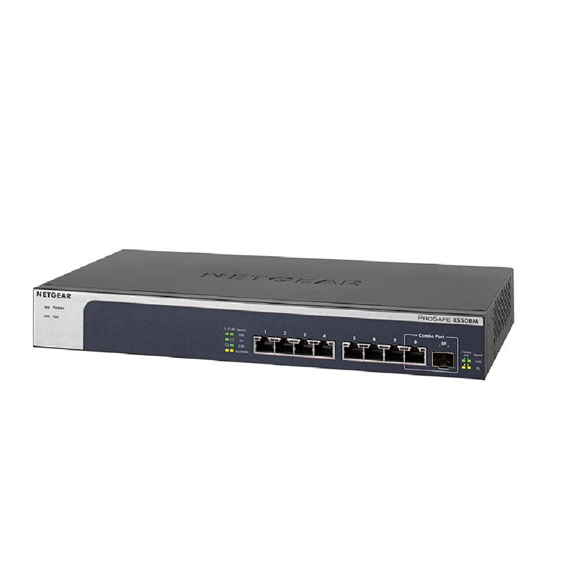 NETGEAR XS508M 8-Port 10G Multi-Gigabit Ethernet Unmanaged Switch