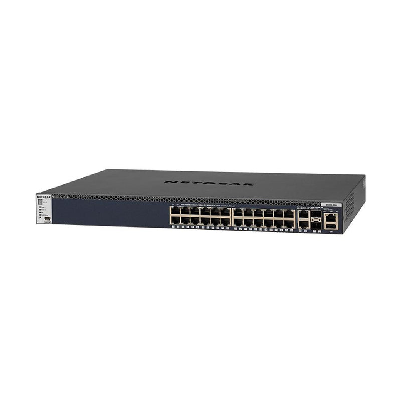 NETGEAR 24-Port Fully Managed Switch M4300-28G, 24x1G, 2x10GBASE-T, 2xSFP+, Stackable, ProSAFE Lifetime Protection (GSM4328S)