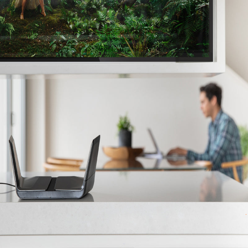 NETGEAR RAX10 4-Stream Dual-Band WiFi 6 Router (up to 1.8Gbps)
