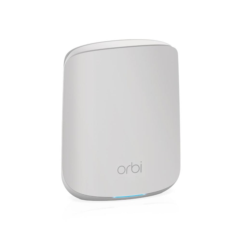 NETGEAR Orbi RBK353 Larger Whole Home Dual Band Mesh WiFi 6 System  – Router with 2 Satellite Extenders | Coverage up to 5,250 sq. ft. and 30+ Devices | AX1800 WiFi 6 (Up to 1.8Gbps)