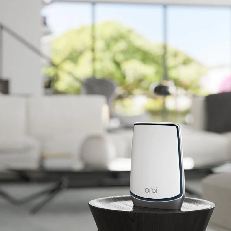 NETGEAR Orbi RBK854 Ultra-Performance Tri-band Mesh WiFi-6 System - AX6000 (1 Router + 3 Satellite)