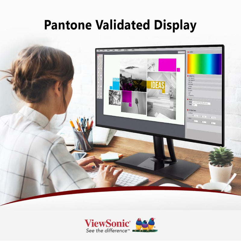 VIEWSONIC VP2468A 24" Pantone validated 100% sRGB Monitor