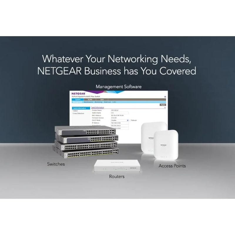 NETGEAR XS724EM 24-Port 10G/Multi-Gigabit Plus Switch with 2 Dedicated SFP+ Ports