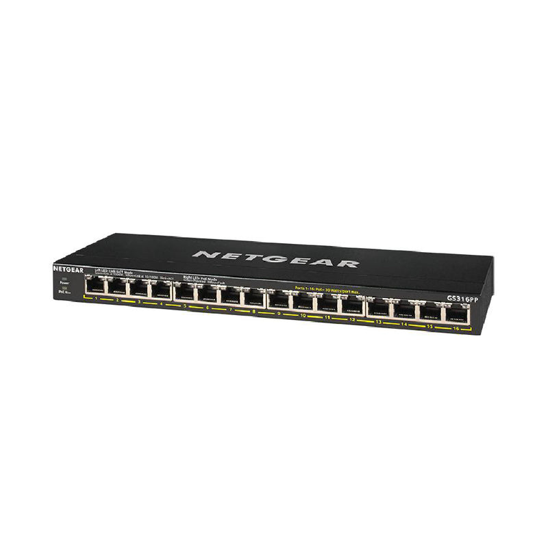 Netgear 16-Port Gigabit Ethernet Unmanaged PoE+ Switch with FlexPoE (183W)
