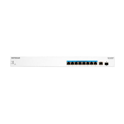 NETGEAR GS710TUP 10-Port Ultra60 PoE Gigabit Ethernet Smart Switch - Managed with 8 x PoE++ @ 480W, 2 x 1G Uplinks, Desktop/Rackmount, and ProSAFE Lifetime Protection